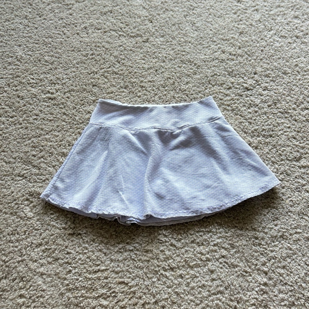 Kyodan White Mini Athletic Tennis Skort